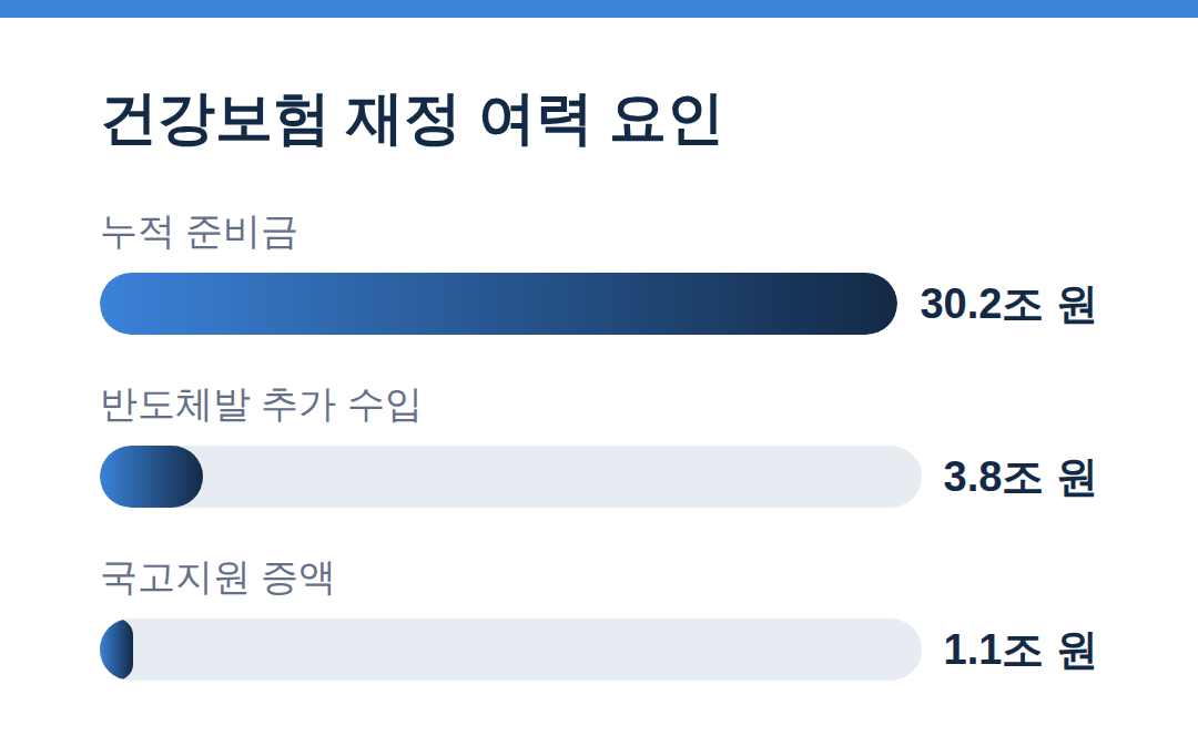 건강보험 재정 여력 요인 - 건강보험료율 동결