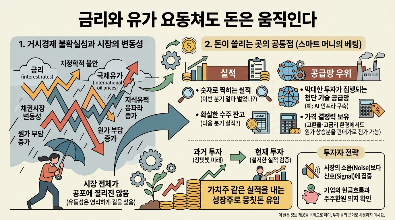 금리와 유가 요동쳐도 돈은 움직인다 금리와 유가 요동쳐도 돈은 움직인다 - 자금 흐름